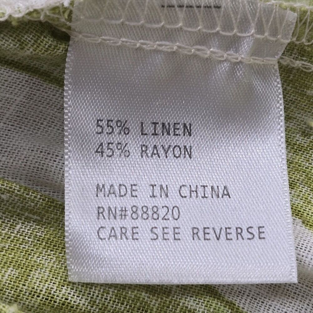 Christian  Siriano New York Long Maxi Skirt  Small lime green and off-white - Picture 6 of 8